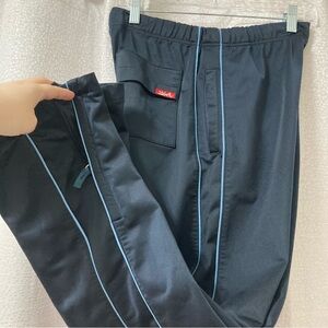 Quiksilver Boys Blue Track Pants Size Large Relaxed, Baggy, Outdoor